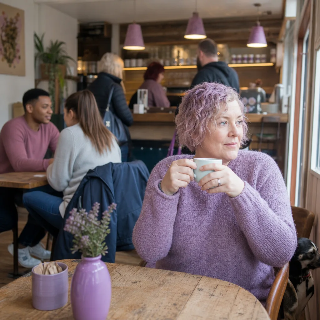Dating app conversation being checked for warning signs